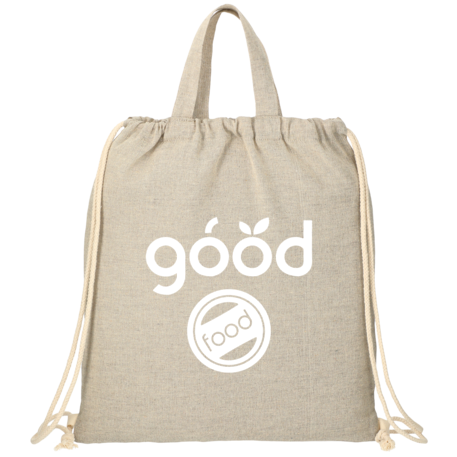 Recycled 5oz Cotton Drawstring Bag